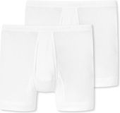 Schiesser Heren onderbroek kort 2 pack Original Classics fijnrib