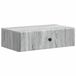 vidaXL Wandgemonteerde Zijtafel Grijs sonoma 59 x 34,5 x 17 cm