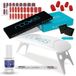 Nooves Manicureset Premium Gelnagelfolie Rood 8 Onderdelen