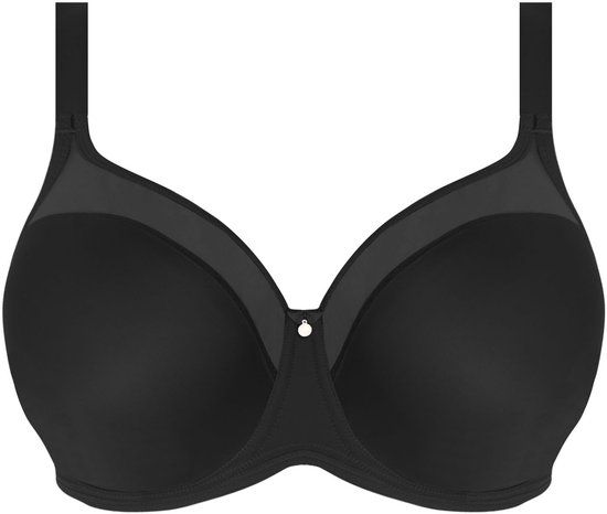 Elomi SMOOTH - Dames T-shirt Beha - ZWART - Maat 85F