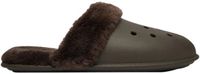 Crocs Classic Fuzz Scuff Pantoffels Zwart EU 41-42 Homme