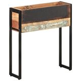 vidaXL Plantenbak Staal, Hout 60x20x68 cm