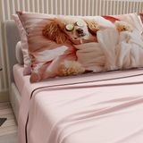 PETTI Artigiani Italiani - Katoenen dierenbeddengoed met kussenslopen, digitale print, 100% Made in Italy