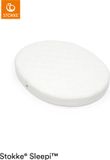 Stokke Sleepi Mini Matras - Wit - 60 x 77 cm - Anti-allergie - Wasbaar