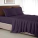 Elegant Comfort Count Egyptische kwaliteit, kreukbestendig koel en ademend, gemakkelijk elastisch gemonteerd, microvezel, pruim-paars, koning