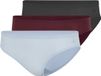Adidas Sportswear Bikini (3PK) - Sport Active Light Flex-Packaged Panties – Damen Onderbroek - zwart, rood, lichtblauw