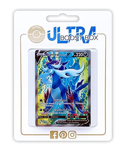 Coffret Cartes Pokémon Mewtwo V Ultraboost - 10 Cartes Françaises - Série Épée Et Bouclier