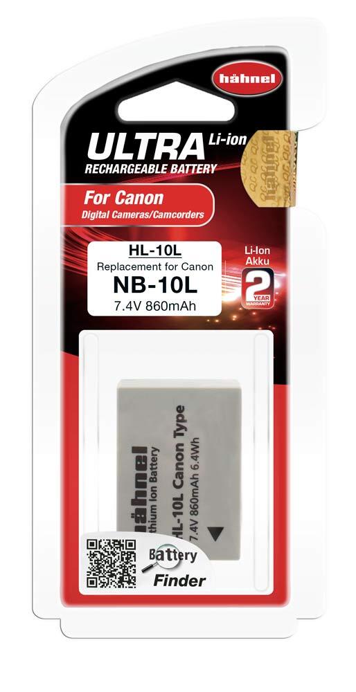 Hähnel HL-10L Ultra Li-Ion Accu voor Canon