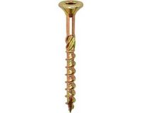 Woodies Ultimate Spaanplaatschroef 3,5x20mm Platkop Geel Verzinkt T15 (1000 stuks)