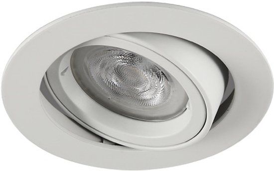 Philips LED inbouwspot Olliver - Rond Wit - Warm Wit - Dimbaar - 4W