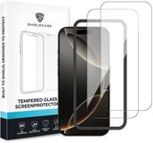 ShieldCase iPhone 16 Pro Tempered Glass Basic screenprotector (2-Pack)
