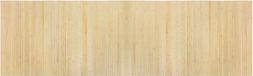 vidaXL - Vloerkleed - rechthoekig - 60x200 cm - bamboe - lichtnaturel