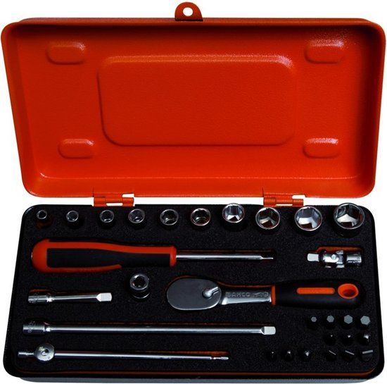 Bahco dopsleutelset 1/4" met bits | 6729MHP