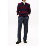 Tommy Hilfiger Dc Knitted Rugby Ciel désert/Rouge profond Taille : XL