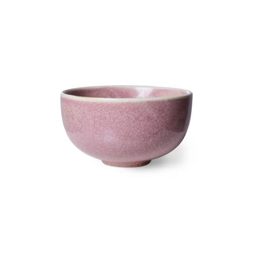 HK Living Kom Chef ceramics (Ø10,7 cm) - Roze - Porselein