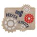 HKM 10233629 toepassingen, bruin/blauw, 60 mm x 52 mm