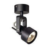 SLV Inda Oppervlak-spotverlichting GU10 50 W Zwart