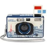 Lomography Filmcamera LomoApparat 21mm f/10 Edition Paris Wit en Blauw