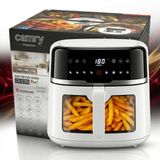 camry Heteluchtfriteuse Friteuse Vetvrij 8L Friteuse XXL 2500W 9 Programma's Temperatuurregeling 80-200°C Timer LED Display