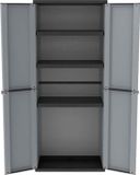 Terry Opbergkast J-line grijs 68x38H163cm
