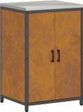 vidaXL Keukenopbergkast HATTEM, roestkleurig, 60 x 50 x 92 cm, staal