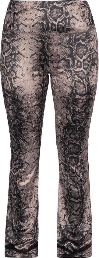 Rock Rebel by EMP Zwart/bruine slangenleren legging - Dames - M