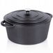Artemis Fonte Braadpan met Deksel - Rond 28 cm, 5.9L Zwart