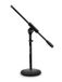 Audibax MS-044B - microfoonhouder voor het bureau, incl. 1 kabelhouder, tafelhouder voor microfoon, kort, verstelbaar, afneembaar, ronde voet