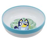 STOR Bluey Kinderschaal 902ml met Antislip Basis, BPA-vrij Herbruikbaar Plastic, Magnetronbestendig, Kinderkom voor Thuis en School