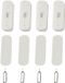 Merkloos / Sans marque Wan GmbH Digitale WiFi Temperatuur en Vochtigheid Sensor - 4 Stuks voor Slimme Huizen
