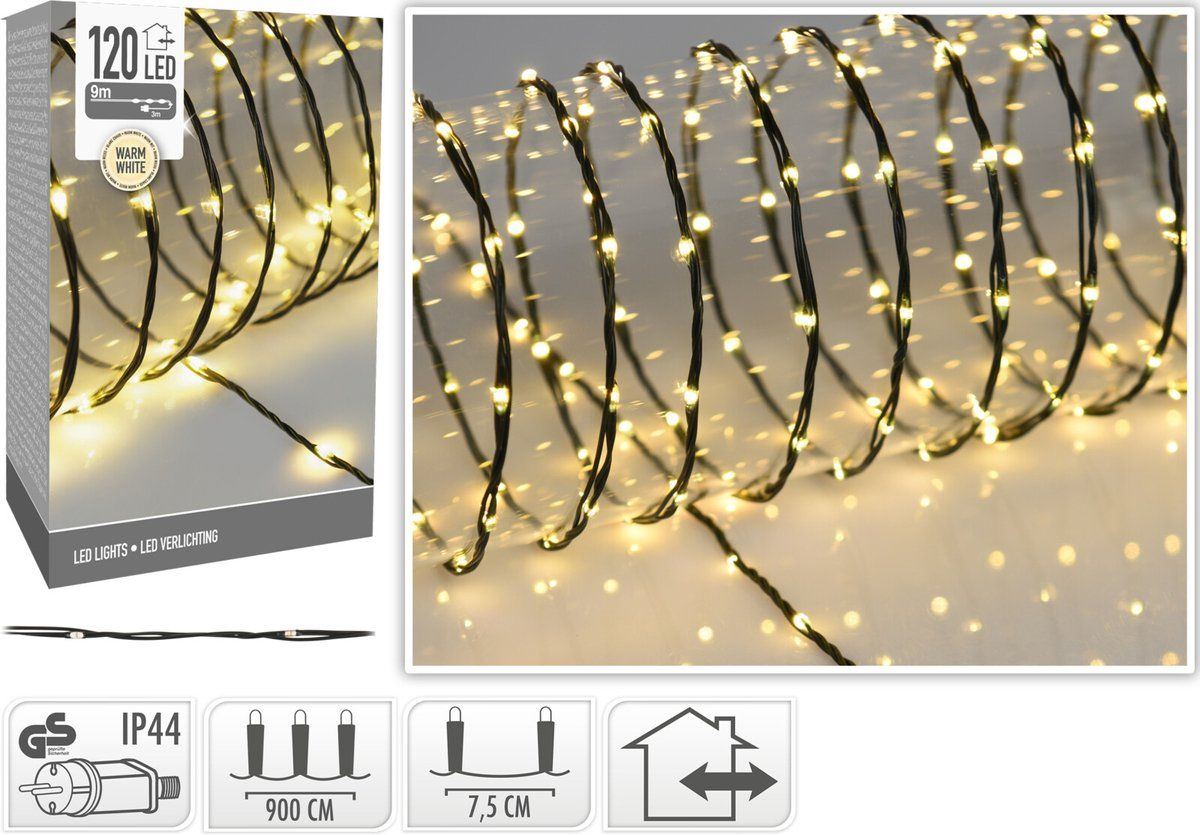 PerfectLED Classic Kerstverlichting - 120 LED - Warm wit - Binnen & Buiten