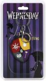 Woensdag Karactermania Wednesday Wapenschild Embleem Sleutelhanger Veelkleurig Unisex