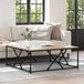vidaXL Salontafel Artisan Eiken 100 x 100 x 40 cm Bois travaillé