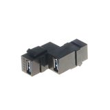Lyndahl LKK0181SW Keystone USB 3.0 AF/AF Zwart
