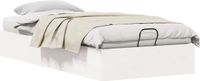 vidaXL Ottoman Bedframe met Opbergruimte Wit 100 x 200 cm