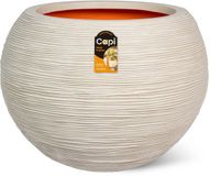 Capi Europe Vase boule Rib NL 40x32 Kiezel