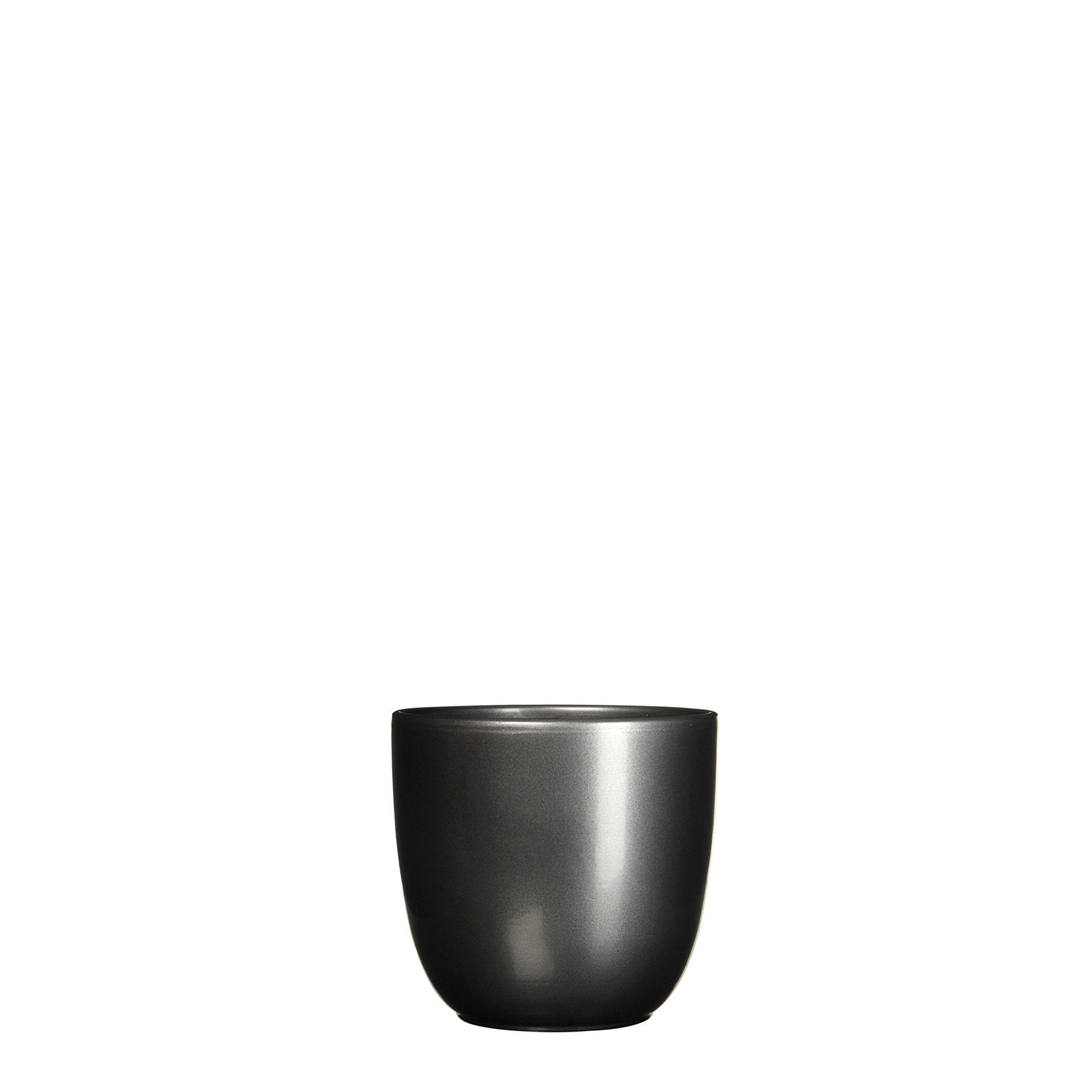 Mica Decorations Bloempot Pot rond es/9 tusca 9 x 10 cm antraciet