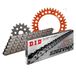 Kettingset DID Kettingset Alu 520ZVM-X / 118 Eindeloos oranje voor KTM Duke II 620/640 cc Bj. 1995-2007