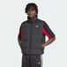 adidas Schwarz Ärmellose Polyester Weste mit Reißverschluss