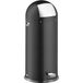 HELIT Metalen push pedaalemmer - 52 liter - Metaal - Zwart