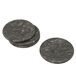 Creative Home Echte Houtskool Marmer Steen Onderzetters (Set van 4), 10,2 cm, Grijs