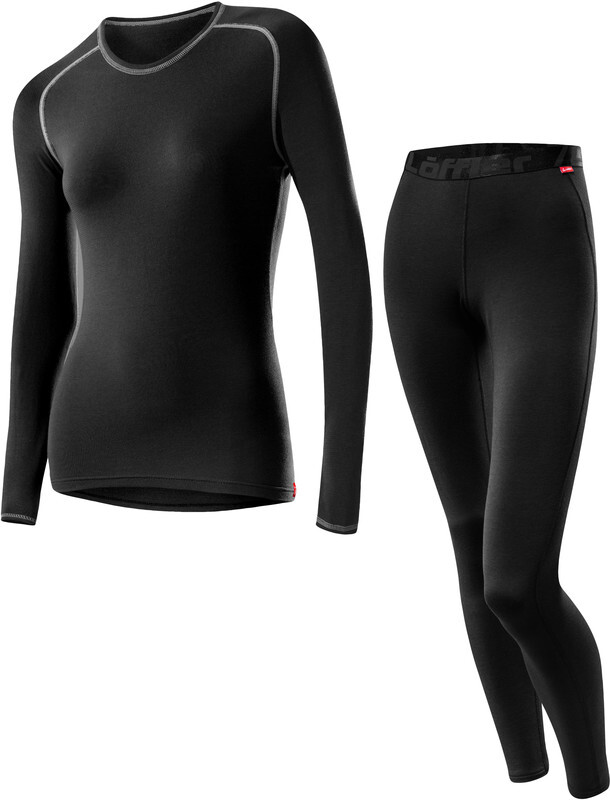 Löffler Transtex Warm Underwear Set Women, black EU 38 | S 2019 Functioneel ondergoed sets