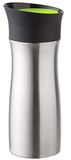 Helios Click'n'Drink isoleerbeker, roestvrij staal, kiwi, 0,3 liter
