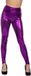 Wilbers Karnaval BV Popstar Attitude Legging Metallic Purple Vrouw XXL