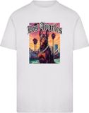 Mister Tee Los Angeles Dog Heren T-shirt Wit M
