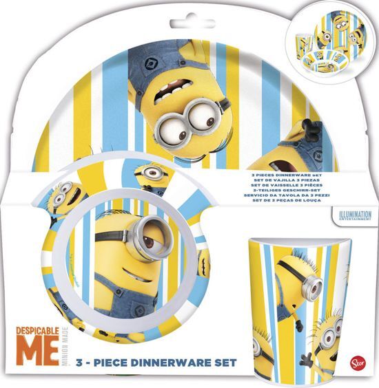 Disney Minions Melamine Ontbijt Set