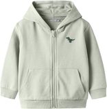 NAME IT Jongens Sweater NMMVALON LS NREG SWE CARD WH UNB - Mintgroen
