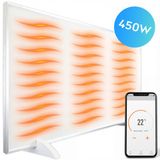 Silvergear Infrarood Verwarmingspaneel met Thermostaat - Elektrische Verwarming met App - 450W - Wit