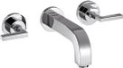 Hansgrohe Axor Citterio mitigeur de lavabo à 3 trous avec vidage, chromé