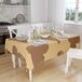 Bonamaison Tafelkleed, Anti-Mold, Sneldrogend, Waterdicht, 100% Polyester Tafellaken, Bruine tinten, 140 x 160 Cm